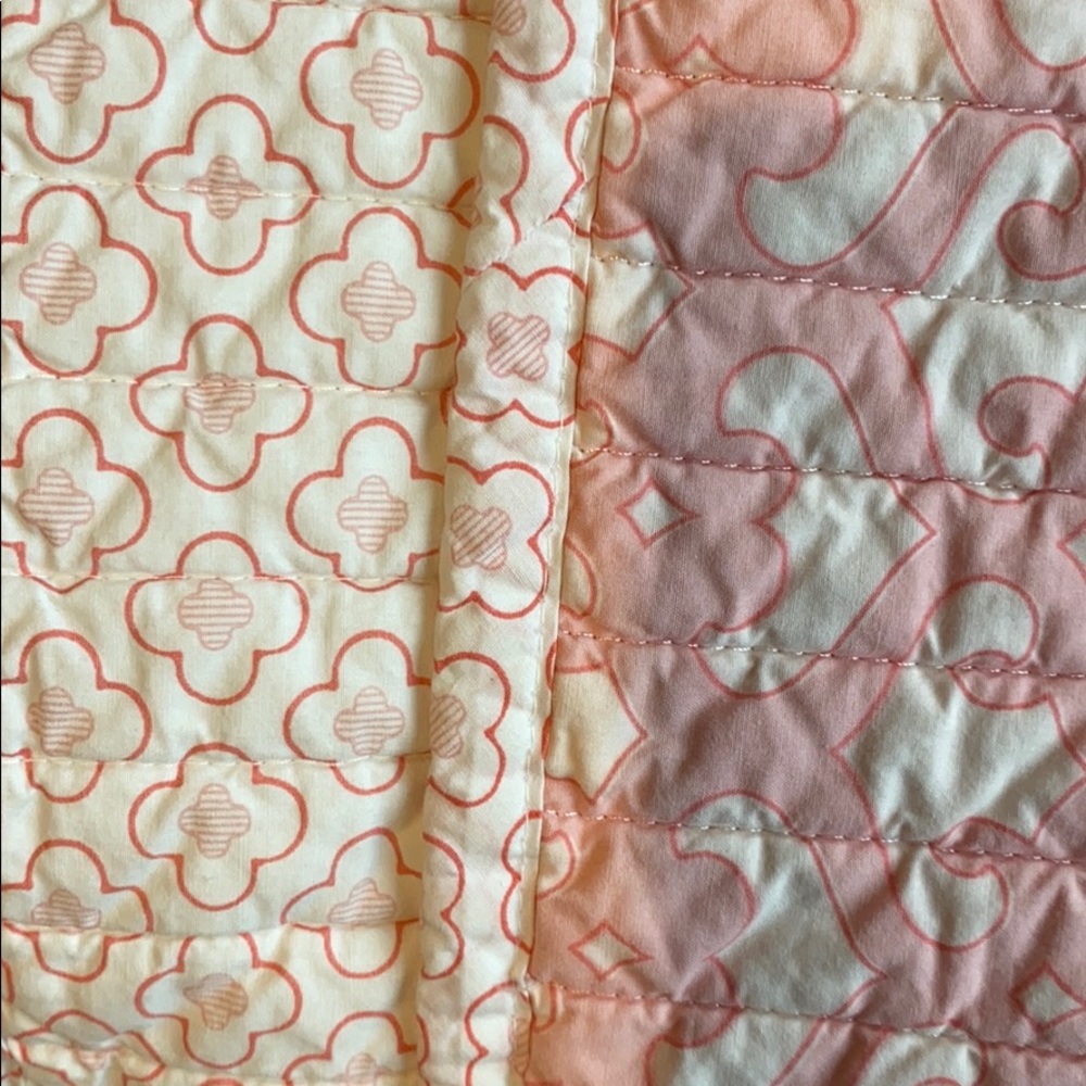 Dwell Studios Childrens Blanket PlayMat Pink White - Picture 8 of 9